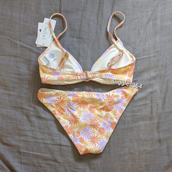 L*Space Helena Camacho Bikini Set Oopsie Daisy - Picture 4 of 5